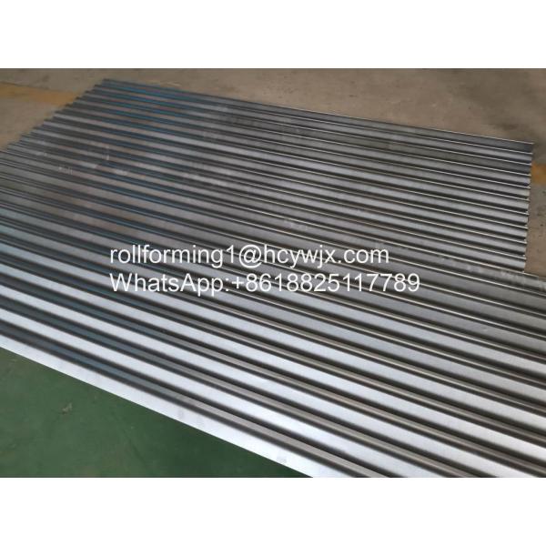0.13mm Barrel Corrugated Roll Forming Machine 4 Meters