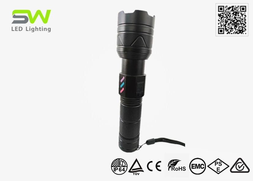 China 1000M Long Throw Range LEP Laser Flashlight Zoomable 1500 Lumens wholesale