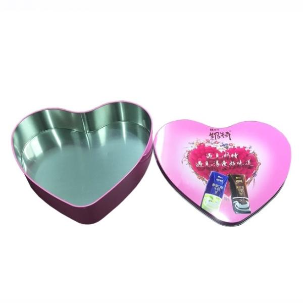 Large Heart Shape Chocolate Gift Tin Box Valentine Candy Tins