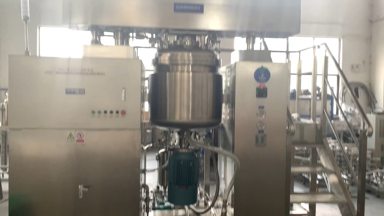 Ointment Pharmaceutical Processing Machines With Mixer And Vacuum Homogenizer