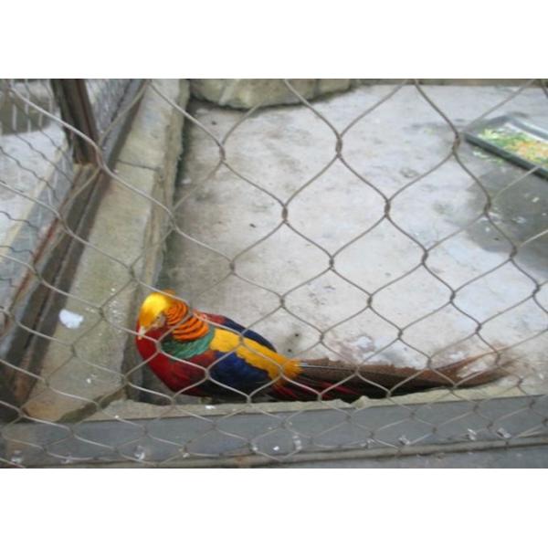 China Stainless Steel Knitted Zoo Wire Animal Enclosure Mesh Fence wholesale