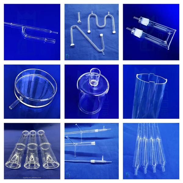 Factory Custom High Temperature Resistant Large Diameter Quartz Tube