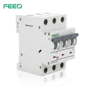 IEC60898 Standard 400V 3P IP20 PV Circuit Breaker