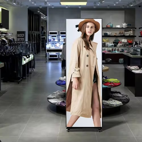 Wifi Control Poster Led Display Indoor Floor Standing HD P2.5 Full Color LED Display Screen Poster