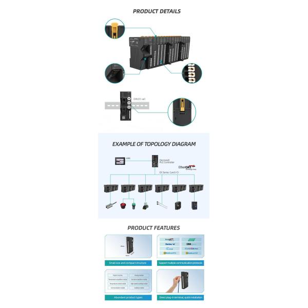 Canopen Gateway Adapter Ex Series Card I/O Automation Part Ex-1050 Io Module