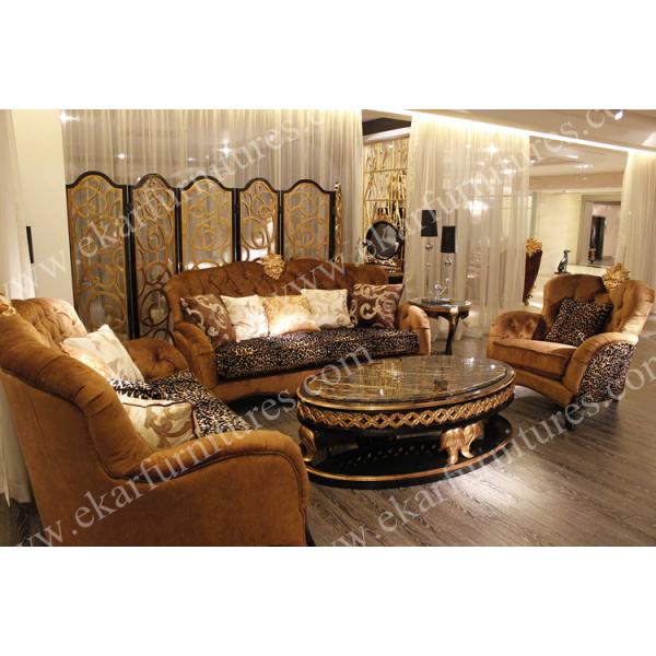 French Provincial Natural Stone Coffee Tabler TT-001