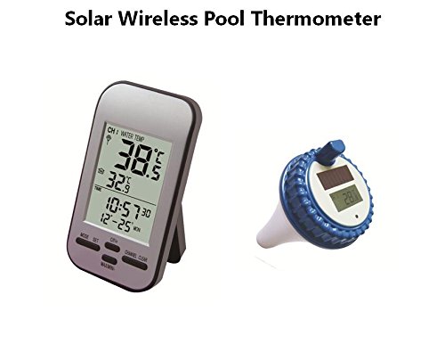 Professional Digital Wireless Swimming Pool SPA Floating Temperature Meter Spa Thermometer With 3 Channels/Time MS0224