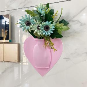 China Removable Electronics Silicone Case Flower Vase Detachable Wall Mounted wholesale