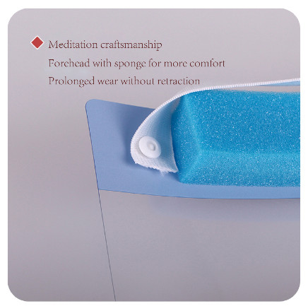 Public Reusable Protective Face Shield Windproof Full Face Safety Shield