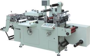 China Label Flat Bed Die Cutting Machine With Hole Puch Hot Stamping Lamination wholesale