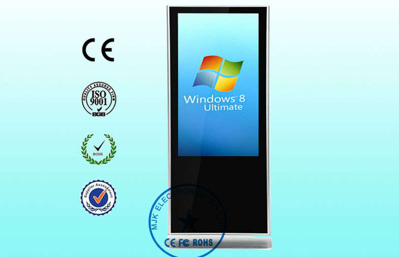 China WIFI LCD Touch Screen free standing Kiosk 1920 × 1080 Resolution wholesale