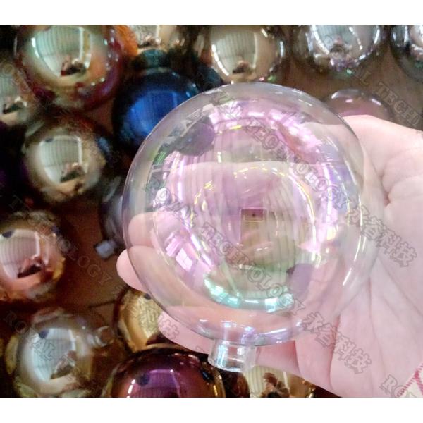 Glass Balls Decoration PVD Coating Service , 0.5 - 3 Microns Film, Cathodic Arc Plating