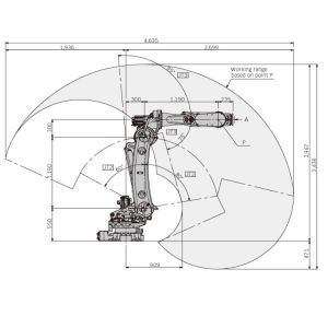 Kawasaki CX210L Reach 2699mm Programmable Robot Arm 6 Axis