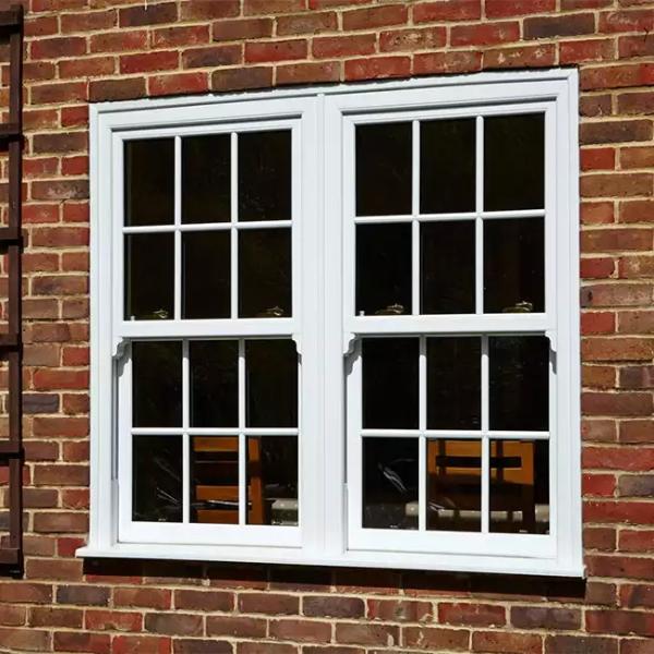 Outward Opening Aluminium Casement Window Horizontal Customized Colors