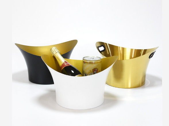 3000ml Stainless Steel Wine Container U Type Champagne Chiller Bucket