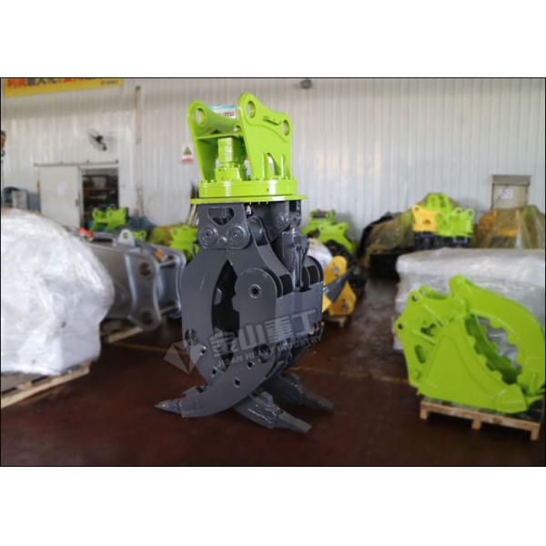 Multi Function Excavator Rock Grab , Stone Demolition Grapple For Excavator Kobelco SK200