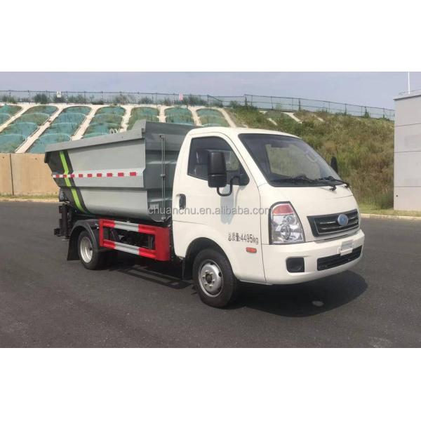 Custom's Requirement Fulfilled Pure Electric Self-Loading Garbage Truck with Zero Emissions and Autonomous Waste Collection