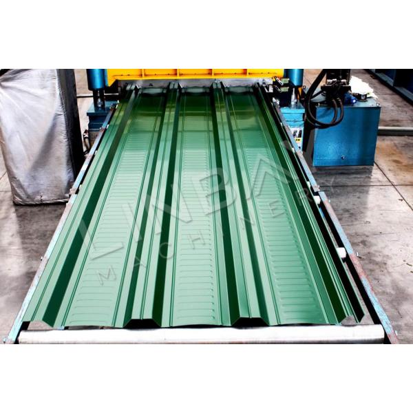 Mexican RN-100 Steel Decking Floor Roll Forming Machine 0.8mm