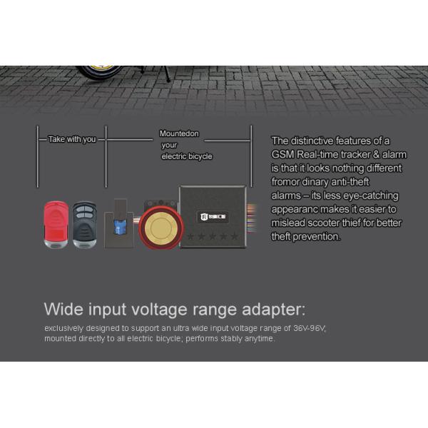 Real time tracker electric bicycle alarm