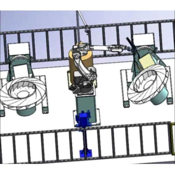 6 Axis Robotic Workstations Mig Tig Welder Automated Welding Machine