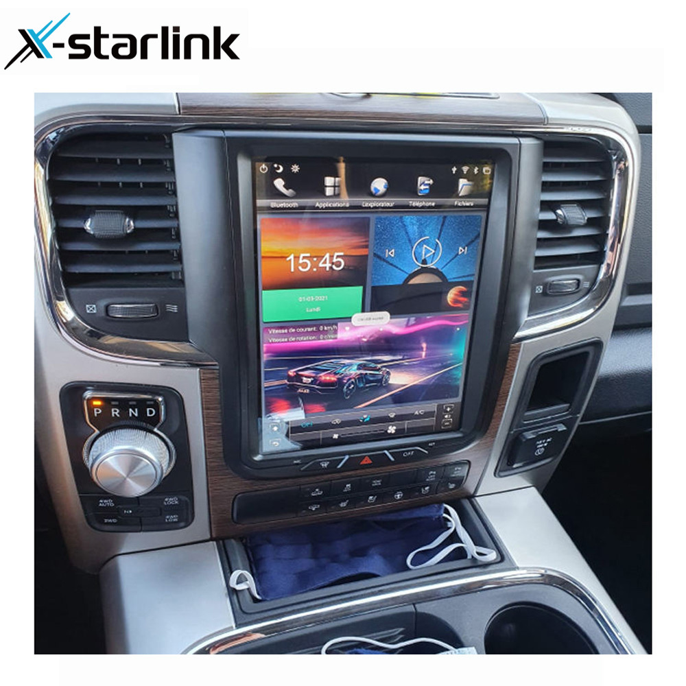 Android 13 DVD Player Car Dashboard Screen For Dodge RAM 1500 2014-2018