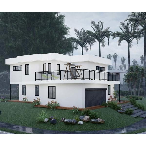 Luxurious Prefabricated Light Steel Frame Prefab Metal House Kits Prefab Home Kits