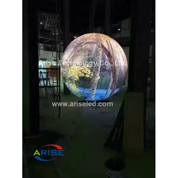 Energy saving IP43 Video Led Screen Ball P6 with Full Color LED spher LED ball Led Screen