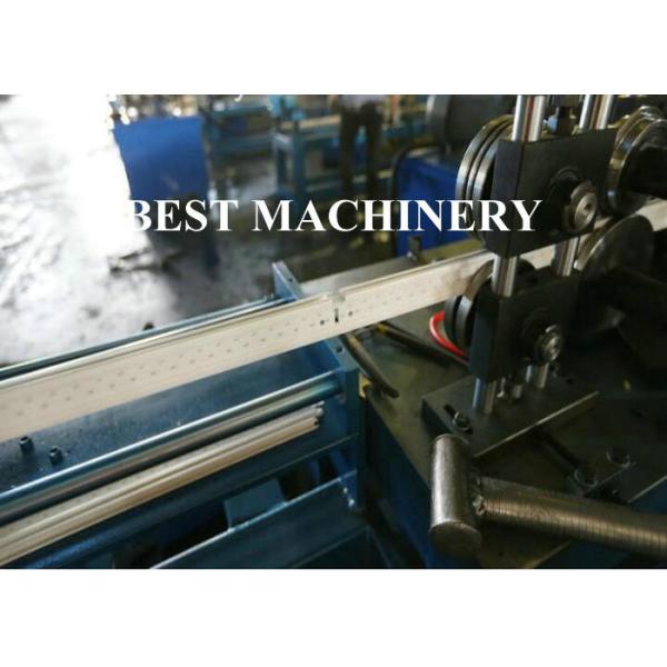 Max 30 m/min Speed Cross T Bar Roll Forming Machine PLC Control