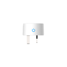 White WIFI Smart Socket Blue LED Indicator FCC Certification