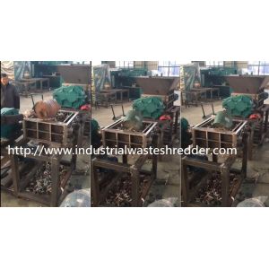 Metal Aluminium Can Shredder Low Speed With Automatic Overload Protection
