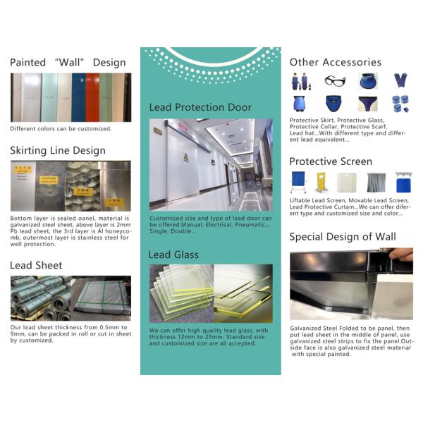 1mmpb 900mm 1800mm Radiation X Ray Protection Screen Devices In Radiology