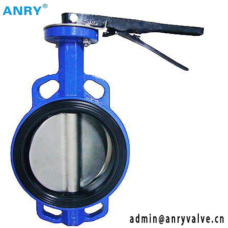 China Wafer lug Epdm Seat casted iron ductile Iron A126 B GG25 GGG40 GGG50 Butterfly Valve wholesale