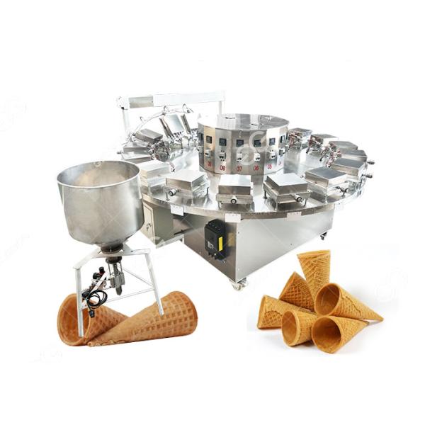 Ice Cream Cone Maker Machine For Sale 380V Ice Cream Cone Maker Waffle Cones Manufacturing Machine For Large Capacity