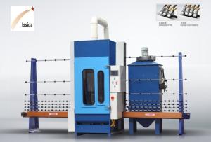 China Vertical Flat Glass Marking Sandblasting Machine with Automatic Vertical Operation wholesale
