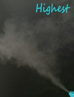 Blue Household Portable Ultrasonic Air Humidifier Manual Humidity Control