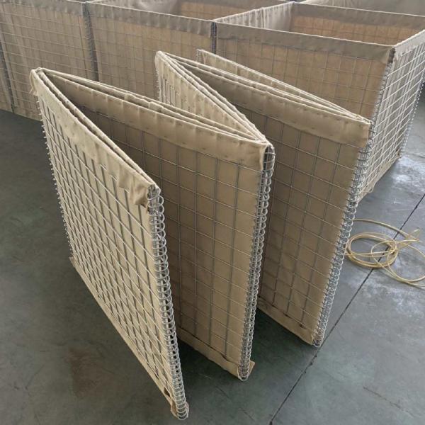 Protective Gabion Baskets Galvanised 0.3m Width Defensive Barrier