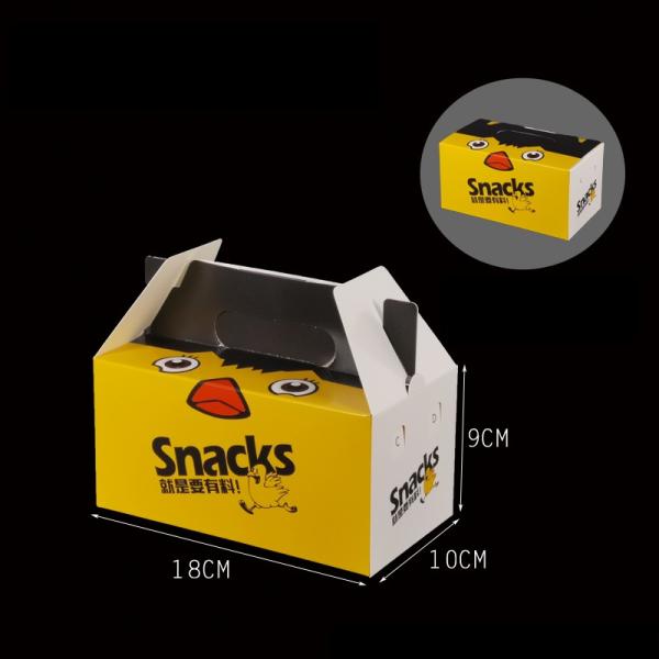 Custom Fried Chicken Boxes Sandwich Packaging Container For Food Delivery
