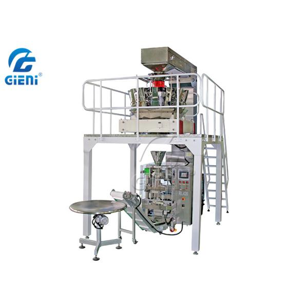 Multihead Weigher Vertical Packing Machines SS304 Food Packaging Sealing Machine