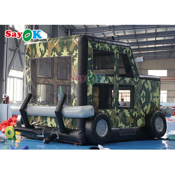 Funny Cars Wonderful Inflatable Bounce Castle With Ball Pit Pool Fire Retardant