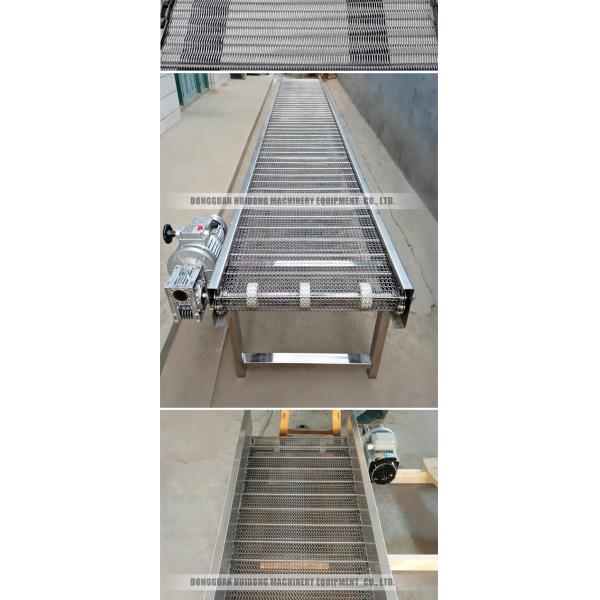 Metal Stainless Steel Conveyor , Wire Mesh Conveyor With Heavy Loading