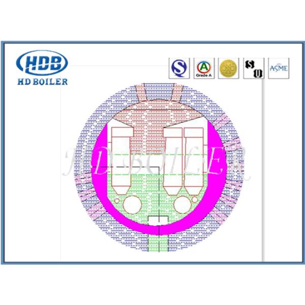 Customized Hot Water Boiler Steam Drum With High Efficiency , Long Life