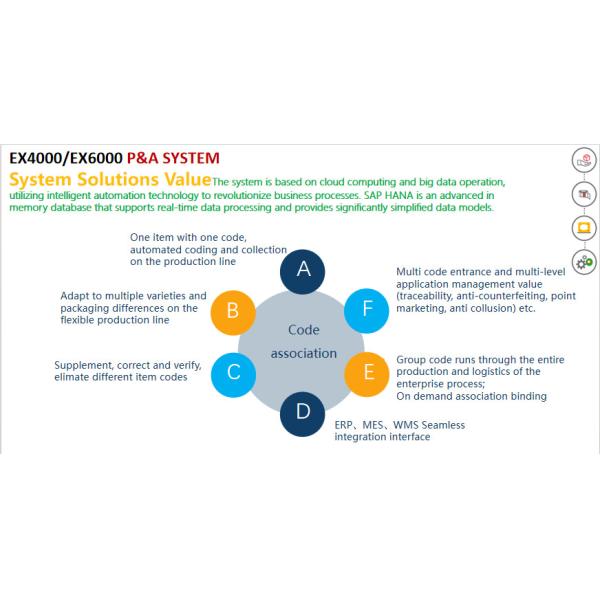 Automatic Piezo High Resolution Inkjet Printer Case Labeling System For Packaging Lines