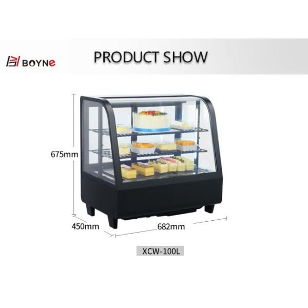 Stainless Steel Cake Refrigerator Showcase / Bakery Display Cabinets
