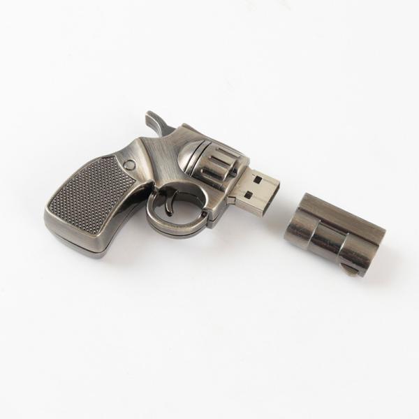 Gun Shapes Metal USB 3.0 PCBA Fast Speed 256GB 512GB 1TB 100MBS