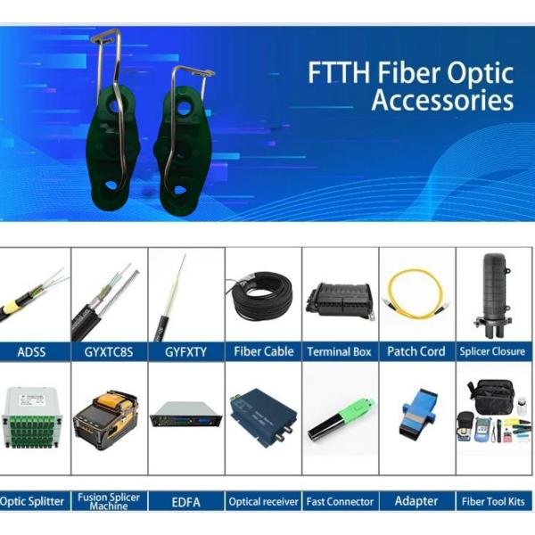 UV Resistant Nylon Cable Tension Clamp XS-A10 S type clamp for Fiber Optic Equipment