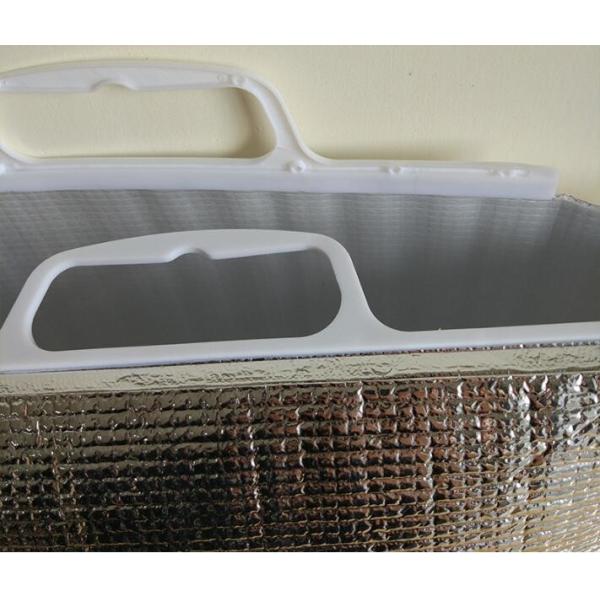 Foldable Lunch Insulated Cooler Bag Heated Food Delivery Bag Thermal Pizza Delivery Cooler Bag