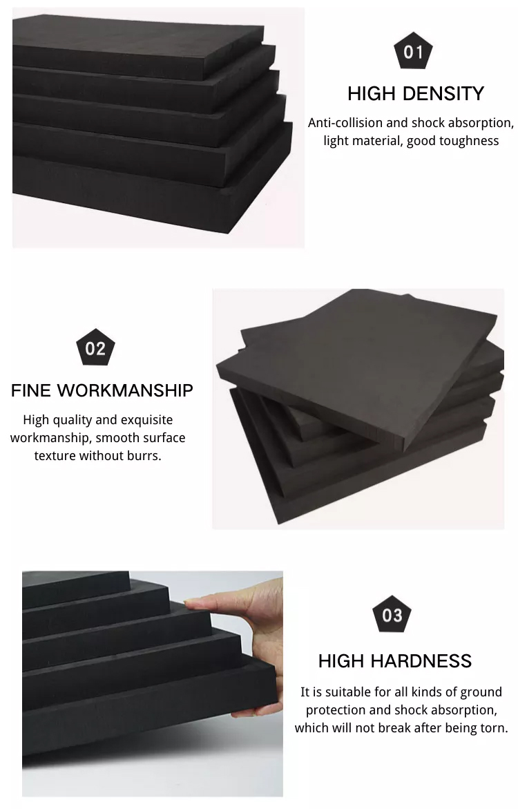 Antistatic Foam Sheet High Density Packing Foam Flame Retardant EVA, XPE Foam Roll