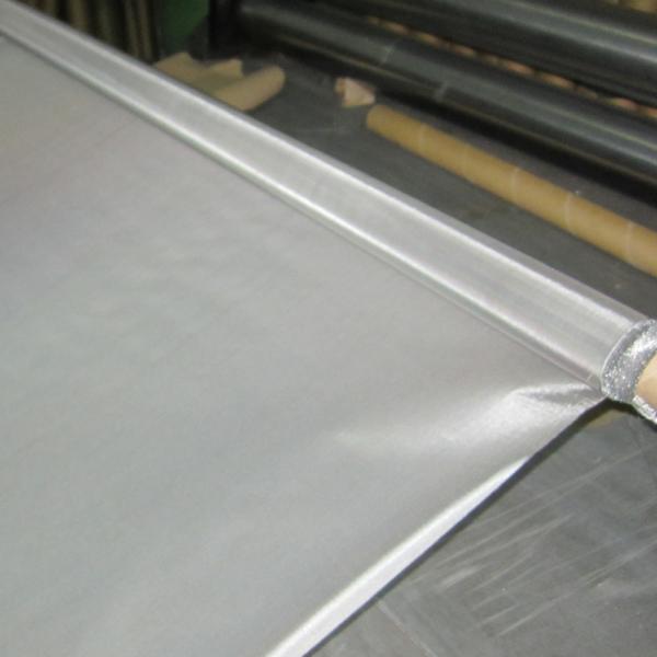 High Strength Stainless Steel Screen Printing Mesh 400 Mesh 41 Micron For Glass