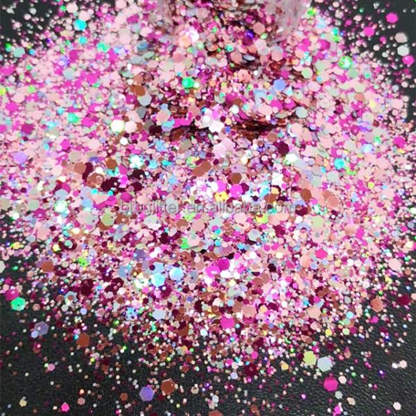 Excellent Nail Art Effect Mixing Made Simple with Chameleon Glitter Powder