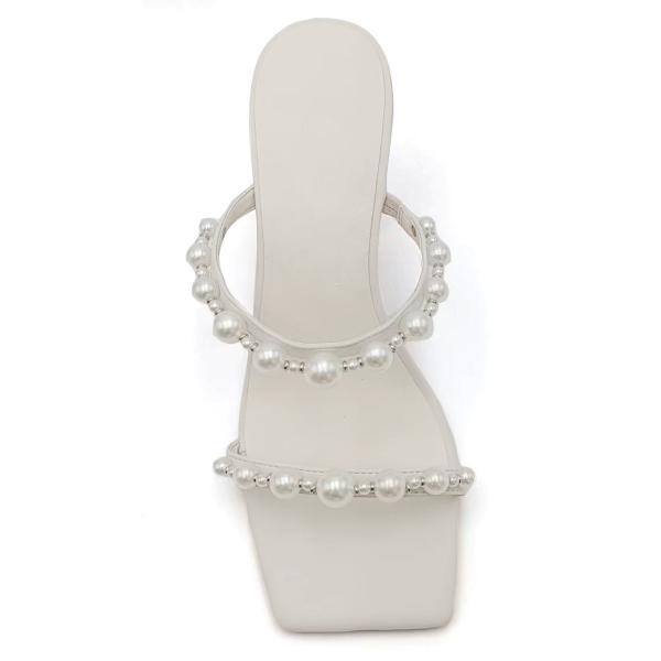 Customized Womens Mule Heels With Durable Rubber Sole